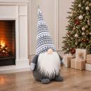 ARDEBO.de - Weihnachtswichtel Grau 45 cm Polyester
