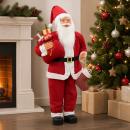 Weihnachtsmann-Figur Rot 110 cm Polyester