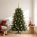 ARDEBO.de - Künstlicher Weihnachtsbaum mit Weihnachtskugel 120 cm 150 LEDs