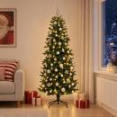 ARDEBO.de - Künstlicher Weihnachtsbaum mit Kugel 180 cm 300 LEDs