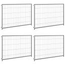 Hundezwinger Silbern 300x100x70 cm Stahl