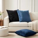 Kissenbezug 2 stk. HEERLEN Marineblau 65 x 65 cm Flanell