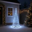 LED-Spiraltannenbaum mit Standfuß EKENAS 180 cm 220 LEDs