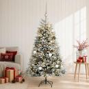 ARDEBO.de - Künstlicher Weihnachtsbaum mit Kugel 150 cm 150 LEDs