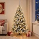 ARDEBO.de - Künstlicher Weihnachtsbaum mit Kugel 180 cm 300 LEDs