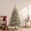 ARDEBO.de - Künstlicher Weihnachtsbaum mit Kugel 120 cm 150 LEDs