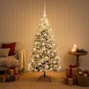 ARDEBO.de - Künstlicher Weihnachtsbaum mit Kugel 120 cm 150 LEDs