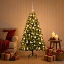 ARDEBO.de - Künstlicher Weihnachtsbaum mit Kugel 150 cm 150 LEDs