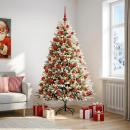 ARDEBO.de - Künstlicher Weihnachtsbaum mit Kugel 240 cm 300 LEDs