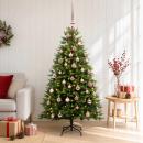 ARDEBO.de - Künstlicher Weihnachtsbaum mit Kugel 150 cm 150 LEDs