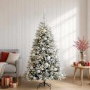 ARDEBO.de - Künstlicher Weihnachtsbaum mit Kugel 120 cm 150 LEDs