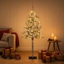 ARDEBO.de - Künstlicher Weihnachtsbaum mit Kugel 150 cm 150 LEDs