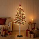 ARDEBO.de - Künstlicher Weihnachtsbaum mit Kugel 180 cm 300 LEDs