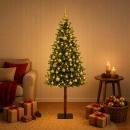 ARDEBO.de - Künstlicher Weihnachtsbaum mit Kugel 150 cm 150 LEDs