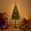 ARDEBO.de - Künstlicher Weihnachtsbaum mit Kugel 150 cm 150 LEDs