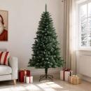 ARDEBO.de - Künstlicher klappbarer Weihnachtsbaum 210 cm PVC und Metall
