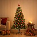 Künstlicher Weihnachtsbaum mit Kugel 120 cm 150 LEDs