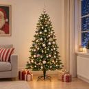 ARDEBO.de - Künstlicher Weihnachtsbaum mit Kugel 210 cm 300 LEDs