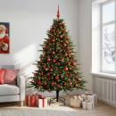 ARDEBO.de - Künstlicher Weihnachtsbaum mit Weihnachtskugel 180 cm 300 LEDs