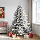 ARDEBO.de - Künstlicher klappbarer Weihnachtsbaum 240 cm PVC und Metall