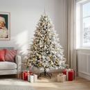 ARDEBO.de - Künstlicher Weihnachtsbaum mit Weihnachtskugel 240 cm 300 LEDs