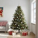 ARDEBO.de - Künstlicher Weihnachtsbaum mit Weihnachtskugel 180 cm 300 LEDs
