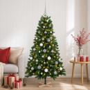 ARDEBO.de - Künstlicher Weihnachtsbaum mit Weihnachtskugel 150 cm 150 LEDs