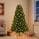 ARDEBO.de - Künstlicher Weihnachtsbaum mit Weihnachtskugel 210 cm 300 LEDs