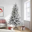 ARDEBO.de - Künstlicher klappbarer Weihnachtsbaum 210 cm PVC und Metall
