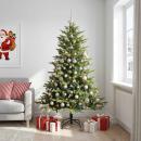 ARDEBO.de - Künstlicher Weihnachtsbaum mit Weihnachtskugel 240 cm 300 LEDs