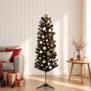 ARDEBO.de - Künstlicher schmaler Weihnachtsbaum mit Weihnachtskugel 150 cm