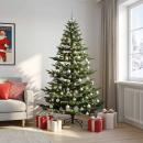 ARDEBO.de - Künstlicher Weihnachtsbaum mit Weihnachtskugel 210 cm 300 LEDs