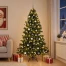 ARDEBO.de - Künstlicher Weihnachtsbaum mit Weihnachtskugel 180 cm 300 LEDs