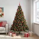 ARDEBO.de - Künstlicher Weihnachtsbaum mit Kugel 240 cm 300 LEDs