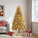 ARDEBO.de - Künstlicher Weihnachtsbaum mit Weihnachtskugel 210 cm 300 LEDs