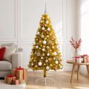 ARDEBO.de - Künstlicher Weihnachtsbaum mit Weihnachtskugel 120 cm 150 LEDs