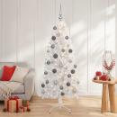 ARDEBO.de - Künstlicher Weihnachtsbaum mit Weihnachtskugel 150 cm 150 LEDs