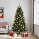 ARDEBO.de - Künstlicher Weihnachtsbaum mit Kugel 210 cm 300 LEDs