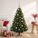 ARDEBO.de - Künstlicher Weihnachtsbaum mit Kugel 120 cm 150 LEDs