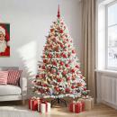 ARDEBO.de - Künstlicher Weihnachtsbaum mit Weihnachtskugel 240 cm 300 LEDs