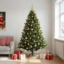 ARDEBO.de - Künstlicher Weihnachtsbaum mit Weihnachtskugel 240 cm 300 LEDs