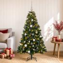ARDEBO.de - Künstlicher Weihnachtsbaum mit Weihnachtskugel 120 cm 150 LEDs