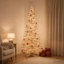 ARDEBO.de - Holz Weihnachtsbaum KOTKA 210 cm Massives Kiefernholz Natürlich