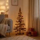ARDEBO.de - Holz Weihnachtsbaum KOTKA 90 cm Massives Kiefernholz