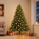 ARDEBO.de - Künstlicher Weihnachtsbaum mit Weihnachtskugel 240 cm 300 LEDs