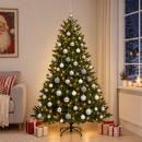 ARDEBO.de - Künstlicher Weihnachtsbaum mit Weihnachtskugel 240 cm 300 LEDs