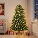 ARDEBO.de - Künstlicher Weihnachtsbaum mit Kugel 210 cm 300 LEDs