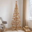 ARDEBO.de - Holz Weihnachtsbaum KOTKA 240 cm Massives Kiefernholz