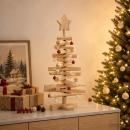 ARDEBO.de - Holz Weihnachtsbaum KOTKA 60 cm Massives Kiefernholz Natürlich