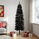 ARDEBO.de - Künstlicher schlanker Weihnachtsbaum 240 cm PVC und Stahl